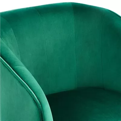 Living Room Armchair Accent Chair Velvet Tub Chair With Arms Back Home Bedroom • £64.99