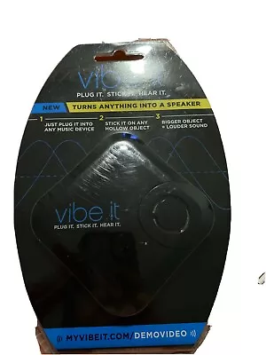 Vibe It: Portable Sound System That Turns Ordinary Objects Into A Speaker New • $15.99