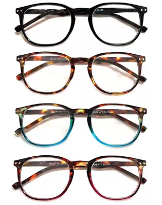£4.99 • Buy Unisex Superb Thin Frame Reading Glasses/Spring Hinges/Round Retro Designed R888