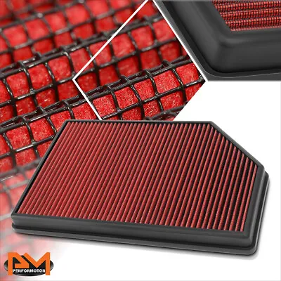 For 07-20 Volvo S60/S80/V60/XC60/XC70 2.0L Reusable Hi-Flow Air Filter Panel Red • $26.89