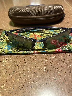 Maui Jim Makaha 405-289c Blue Frame Sunglasses Polarized Neutral Gray Lenses. • $190