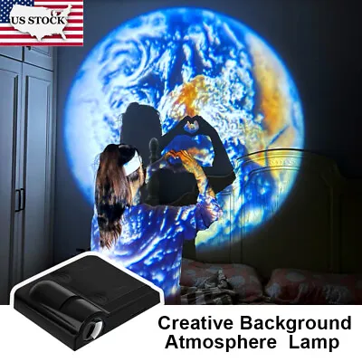 Moon Galaxy Projector Lamp Background Atmosphere Night Light Photography Lamp US • $8.16