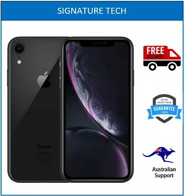 Apple Iphone Xr 128gb Unlocked Smartphone + Free Post + Warranty • $303.05