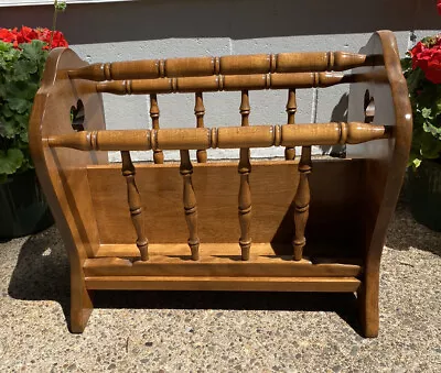 Vintage Ethan Allen Heirloom Maple Magazine Rack #10-9019 • $75