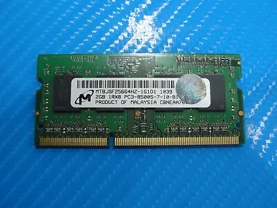 MacBook Pro 13  A1278 2010 MC375LL/A Micron So-dimm Ram Memory 2GB PC3- 8500S • $9.99