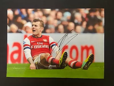 Hand Signed Jack Wilshere A4 Photo Arsenal Football Club With Coa • £24.99