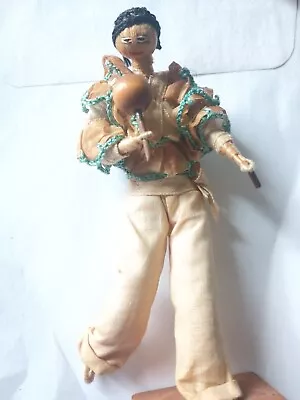 Vintage Mariachi   Figurine 5 In Made Of Sting Vintage • $23.20