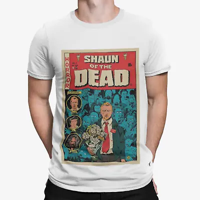 £7.19 • Buy Shaun Of The Dead Comic T-Shirt - Comedy Retro Cool 80s 90s Movie Film Funny