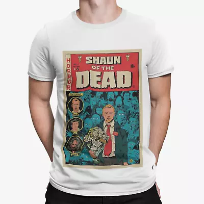 £7.19 • Buy Shaun Of The Dead Comic T-Shirt - Comedy Retro Cool 80s 90s Movie Film Funny