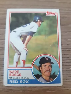 1983 Topps RC #498 Wade Boggs Rookie Red Sox • $2.99