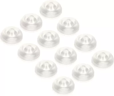 50pcs Drawer Rubber Bumpers Pads Clear Cabinet Dots Adhesive Feet 13mm X 5.5mm • $6.95