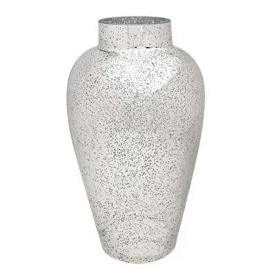 £19.99 • Buy LEONARDO Silver MIrror Sparkle Necked Vase 33cm #LP46866