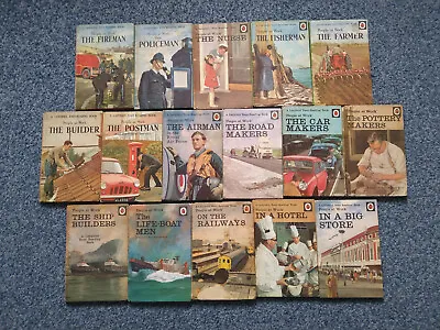 16x DIFFERENT LADYBIRD BOOKS SERIES 606B PEOPLE AT WORK 60s ON FAIR TO GOOD USED • £49.99