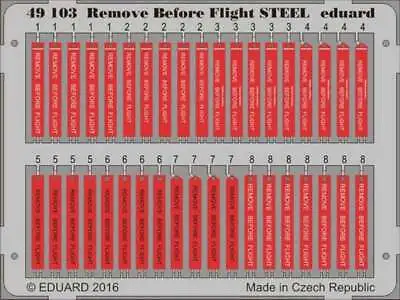 1/48 Aircraft- Remove Before Flight Steel  (Painted) • $14.13