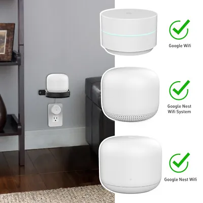2pcs Smart Speaker Wall Mount For Google Nest WiFi Wireless Router (White) • $17.15
