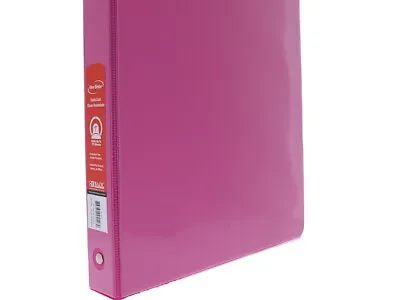 $69.95 • Buy 24 Binders 1 Inch 1  - NEW - 2 Pocket 3 Ring Binder Folders Pink