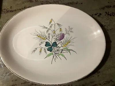 VINTAGE WASHINGTON POTTERY FIELD FARE  OVAL PLATTER 12.75  X 10  James Cooper • £10