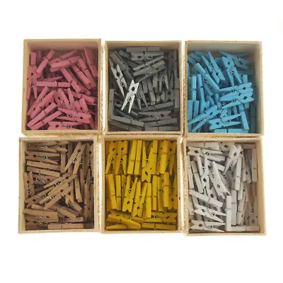 Mini Wooden Clothespins 50-Count • $7.99