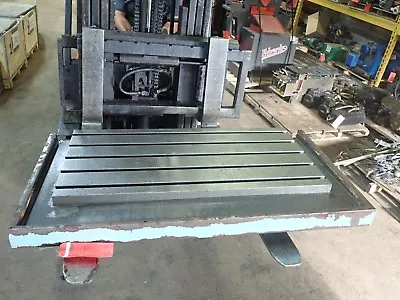 47  X 25.5  X 3.25  Steel Weld 5 T-Slot Table Cast Iron Layout Plate Fixture  • $500