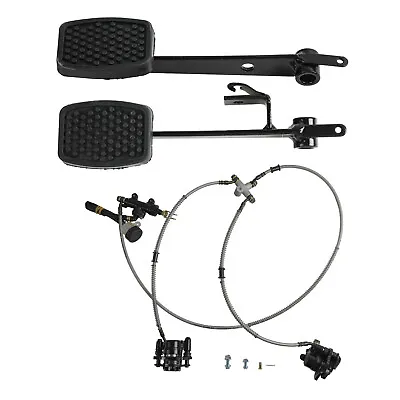  Go Kart Foot Brake Caliper+ Throttle Brake Pedal Kit ATV Quad Buggy 4 Wheeler • $98.99