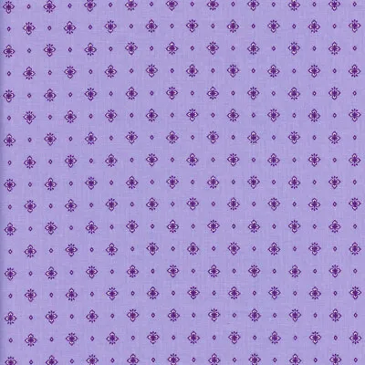 Textiles Français LAVENDER FIELDS Provençal Fabric - Lavender & Purple Cotton • £5.95