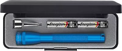 Maglite Mini Incandescent 2-Cell AAA Flashlight In Presentation Box Blue • $19.19