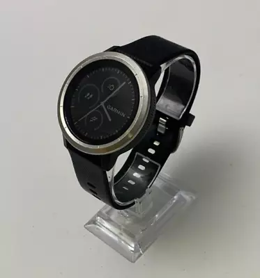 Garmin Vivoactive 3 GPS Fitness Smartwatch Black / Silver • $100.98