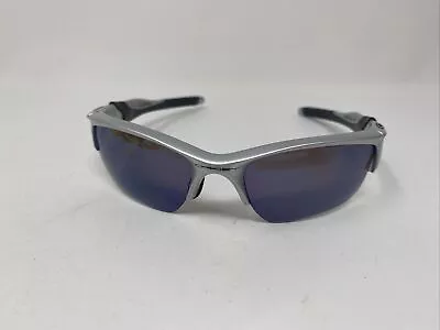 Oakley Half Jacket 2.0 9154-06 Silver Black 62/15/133 Blue Polarized D143 • $125