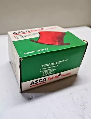 *BRAND NEW* Asco EF8320G184 Red Hat Solenoid Valve 24Vdc 1/4  Pipe 3 Way • $120