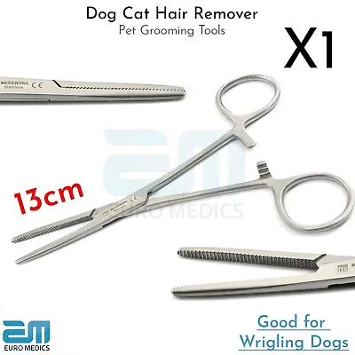 Dog Cat Ear Hair Remover For Wrigling Dogs Pet Grooming Trimmer Plucking Forceps • £4.50