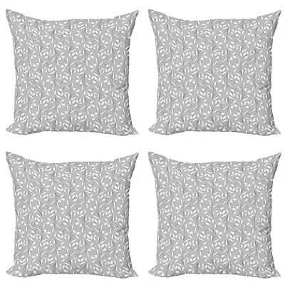 Grey Pillow Cushion Set Of 4 Paisley Antique Vintage • £22.99