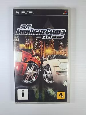 Midnight Club 3 Dub Edition PlayStation Portable PSP Game • $23.99