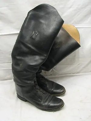 Vintage Effingham Black Riding Boots Horse Equestrian Motorcycle Style 2001 Sz 8 • $159.99