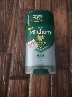 Mitchum GelStick Antiperspirant /Deodorant Men Unscented Powerful 48 Hr 2.25 Oz. • $5.88