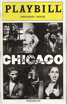 Melanie Griffith Signed Chicago The Musical Playbill Vintage Authentic Autograph • $300