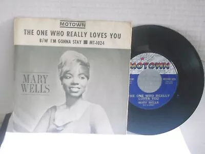 Mary WellsMotown 1024  The One Who Really Loves You US7 45 W P/S1963Mint- • $72.99