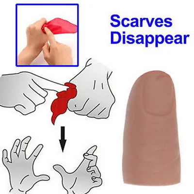 Magic Thumb Tip Trick Rubber Close Up Vanish Appearing Finger Trick Props Kids • $11.98