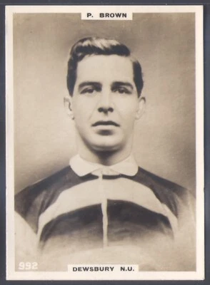 £2.99 • Buy Pinnace Football (lf Size Pinnace Back)-#0992- Rugby - Dewsbury Nu - P. Brown 