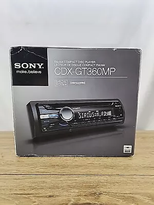 SONY SiriusXM Car Stereo CDX-GT360MP CD AUX AM FM Detachable Face Radio Receiver • $135