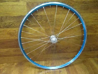 VELOCITY BLUE ANODIZED 32H WHITE INDUSTRIES 100x9qr HUB 26  CLINCHER FRONT WHEEL • $149.99