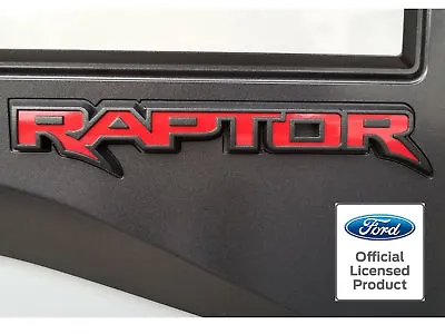 $24.99 • Buy 2020 Ford Raptor Tailgate Rear Emblem Inlay Vinyl Decal Stickers Panel Applique