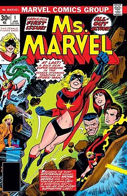   MS MARVEL #1 COMIC BOOK COVER   POSTER - MANYS SIZES - No.1 • $8.99