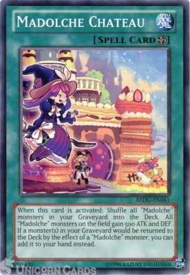 £0.99 • Buy REDU-EN061 Madolche Chateau Common UNL Edition Mint YuGiOh Card