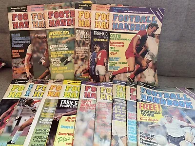 £20 • Buy Football Handbook Collection , Various Issues Good, Marshall Cavendish, 16 Books