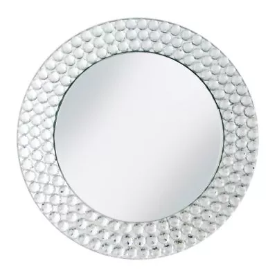 Mirror Glass Charger Plate 13” Decorative Melamine Service Plate For Home Per... • $34.11