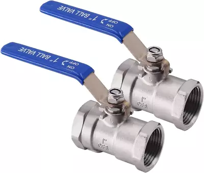 2-Piece 1  Ball Valve Full Port316 Stainless Steel1000 WOG For WaterOil2Pack • $28.74