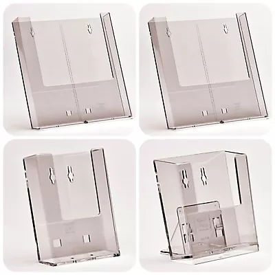  DLA6A5A4 FREE STANDING WALL Leaflet Brochure Holders Menu Dispenser Displays • £4.74