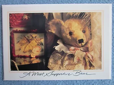 HALLMARK Card Teddy Ophelia's World Michele Durkson Clise A Most Supportive Bear • $7.95