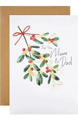 Hallmark Christmas Card “For Mum And Dad  • £1.99
