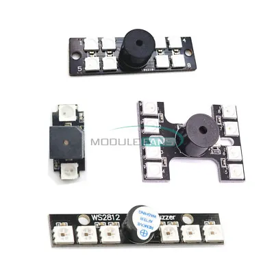 WS2812B RGB 2/6/8 LED Strip 5V Buzzer Dual Modes For Arduino FPV RC Quadcopter • $1.82